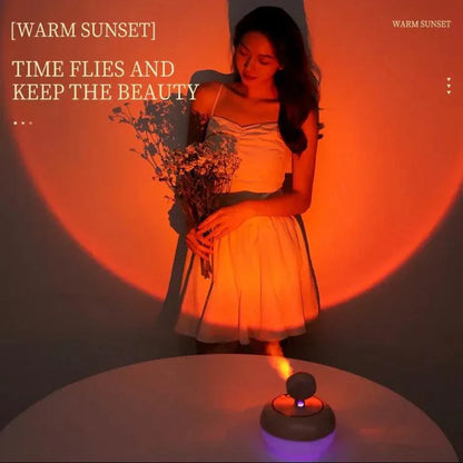 Sunset Light Humidifier with Color Changing Features