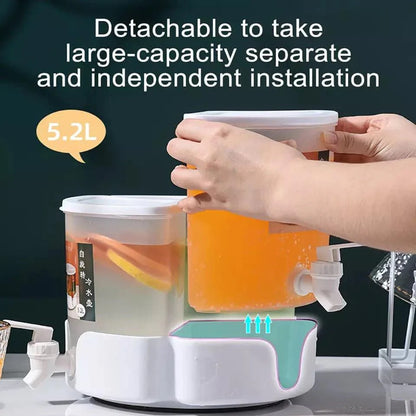 3 in 1 360 Rotating Water Juice Dispenser with 3 Grids