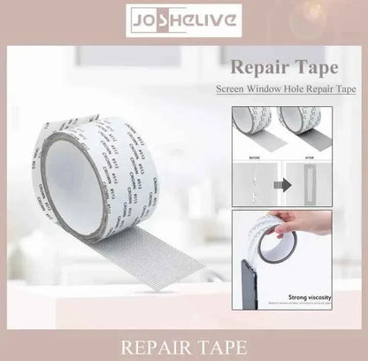 180Cm Self-Stick Mesh Tape for Repairs - Ideal for Window and Mosquito Screen Repair