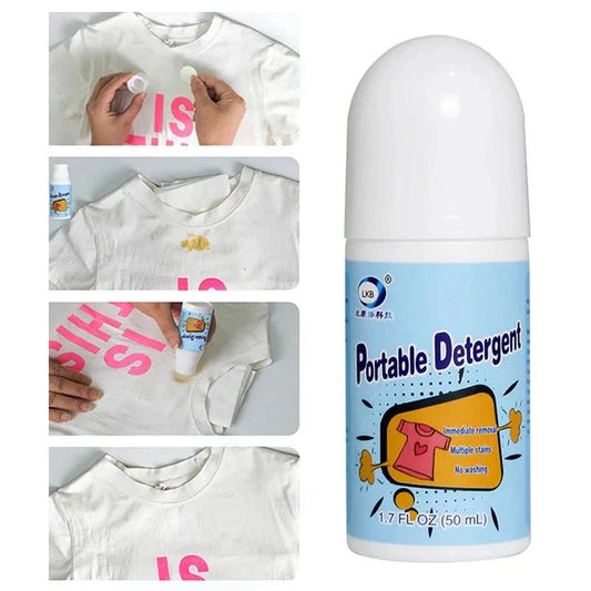 Portable Stain Remover - Rolling Bead Stain Remover for Easy Cleaning and Travel