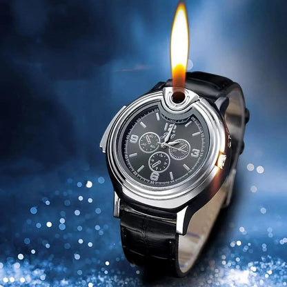 Wrist Watch Lighter - Stylish Inflatable Watch with Built-in Lighter Functionality