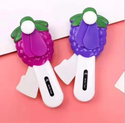 Fruit-Shaped Handheld Fan for Cool Refreshing Breeze