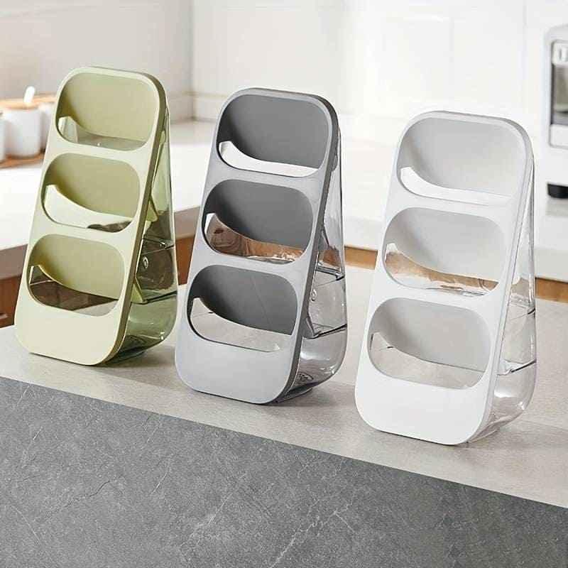 3 Layer Cutlery Organizer for Kitchen Storage and Organization
