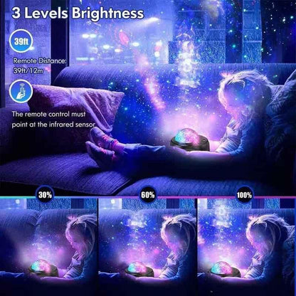 Galaxy Projector Speaker with Remote Control for Home Decor and Relaxation