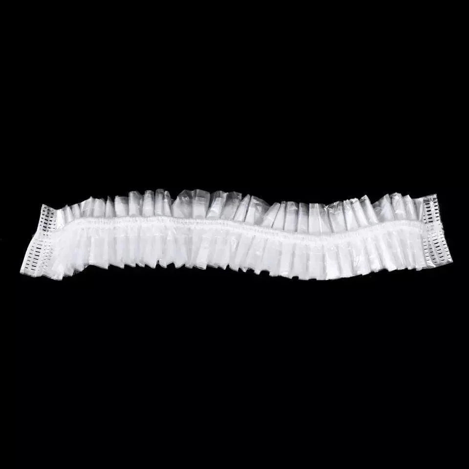 100-Pack of Stretchable Plastic Bowl Covers for Food Storage