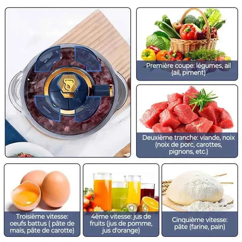 3 Liter Electric Meat Grinder for Efficient Cooking