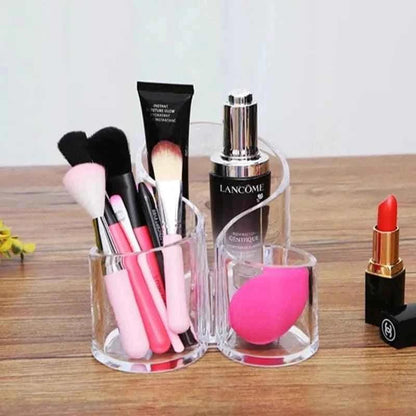 S-Shape Acrylic Brush Organizer for Stylish Storage Solutions