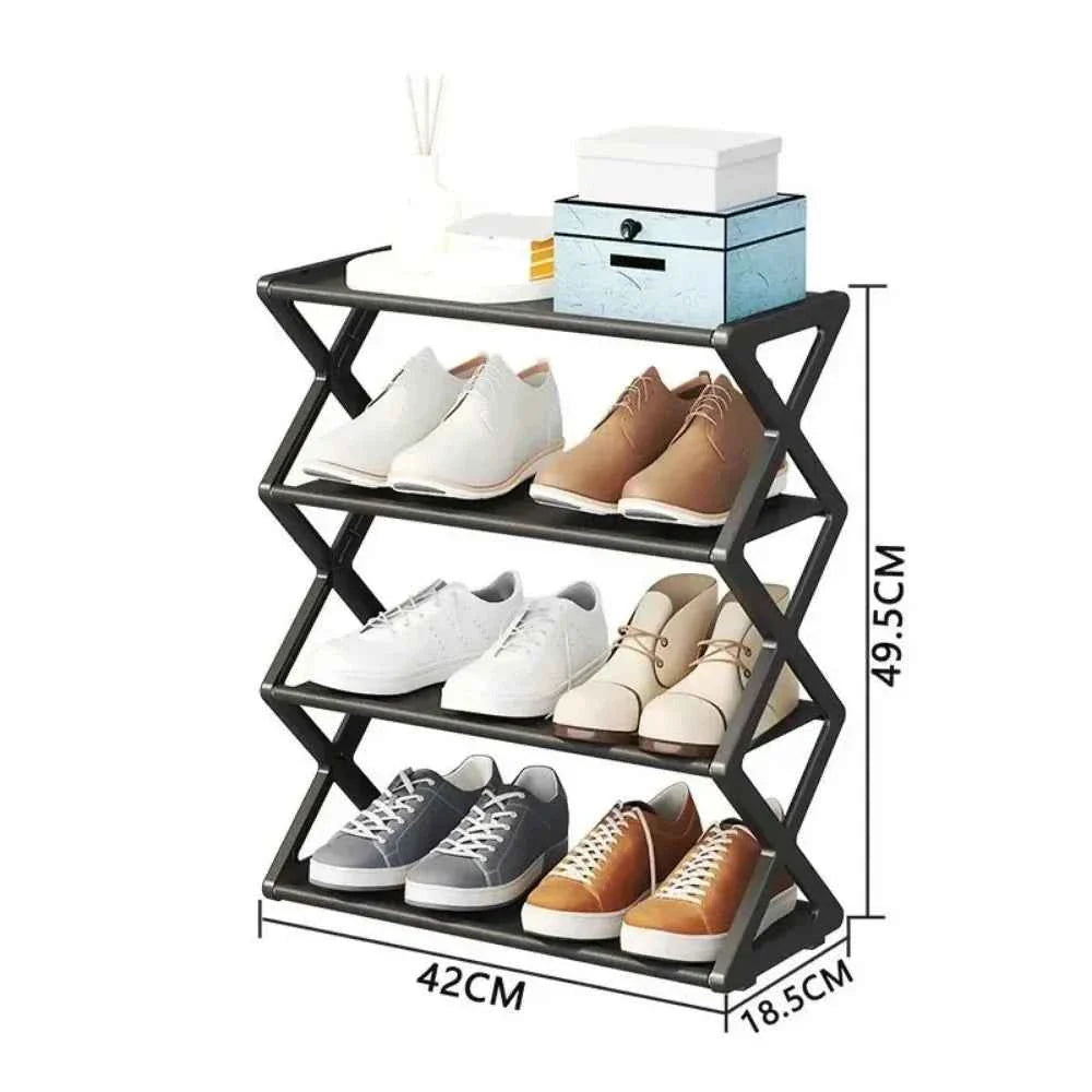 4 Layer Shoe Rack Home Assembly Stand