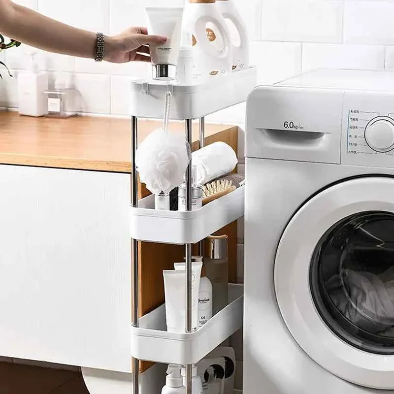 4 Tier Slide Organizer Shelf for Kitchen Storage