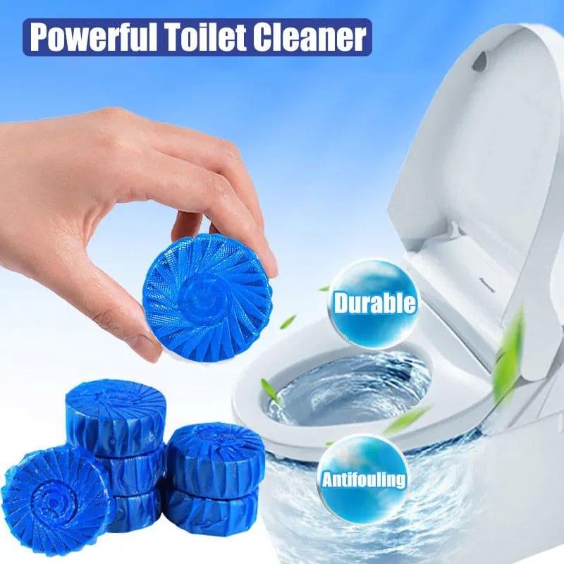 10pcs Blue Bubble Toilet Cleaner - Effective Bowl Cleaning Tablets