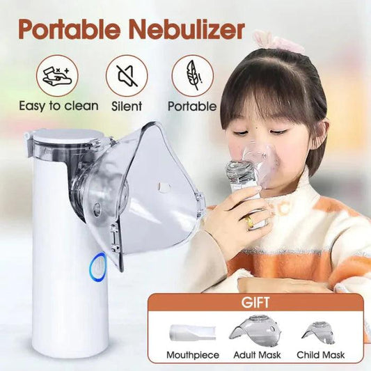 Portable Mesh Nebulizer for Kids and Adults - Compact and Efficient Breathing Solution