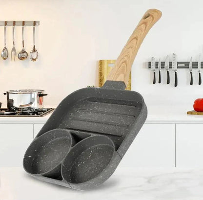 3-in-1 Non-Stick Frying Pan for Versatile Cooking