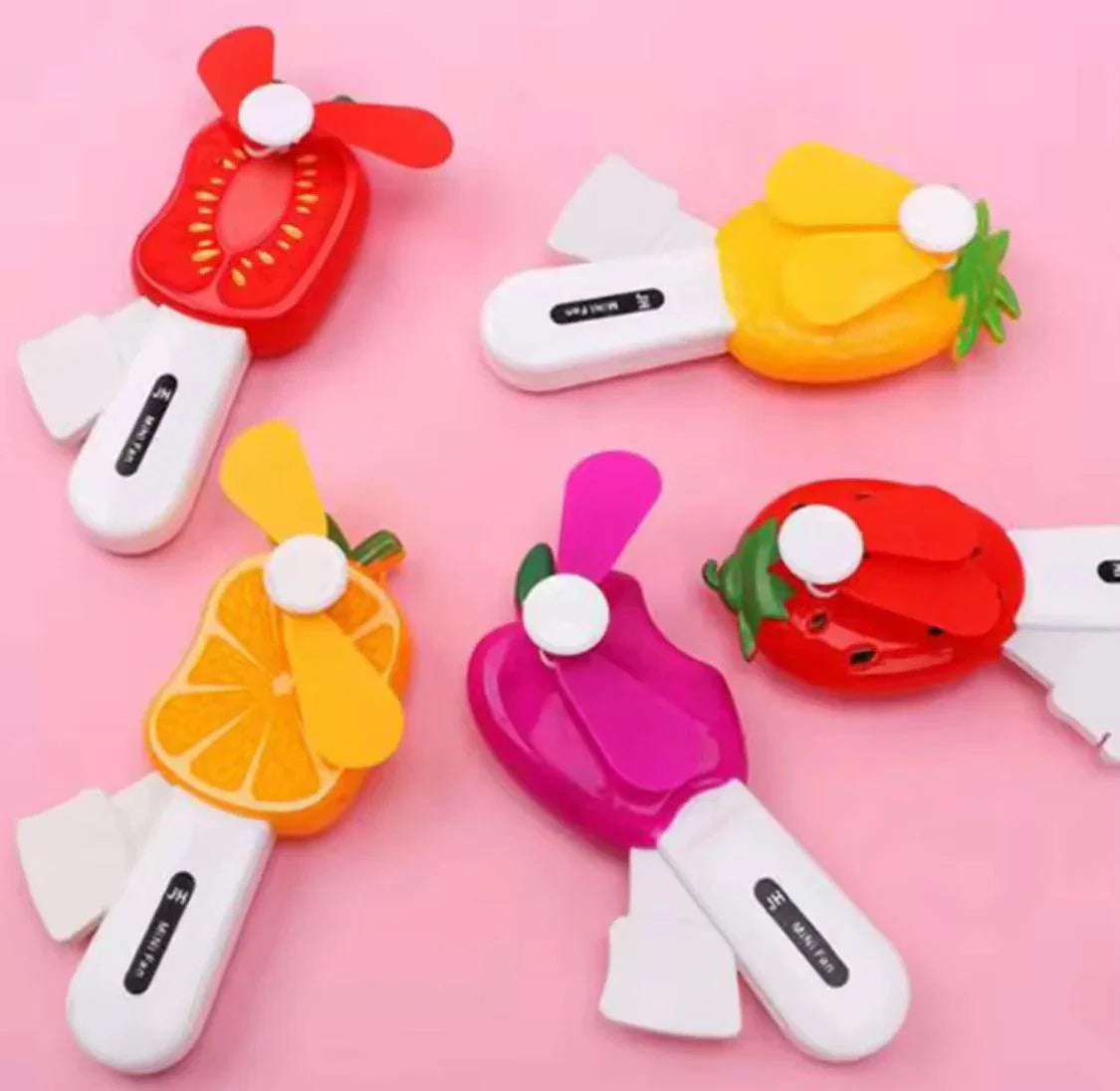 Fruit-Shaped Handheld Fan for Cool Refreshing Breeze