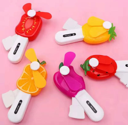Fruit-Shaped Handheld Fan for Cool Refreshing Breeze