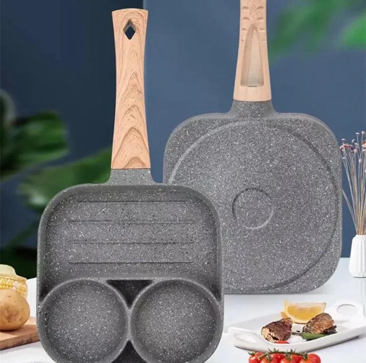 3-in-1 Non-Stick Frying Pan for Versatile Cooking
