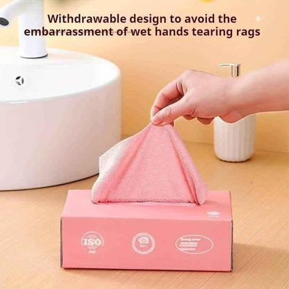 Reusable Microfiber Kitchen Cleaning Towels - Absorbent Dishcloths - Pack of 20Pcs or 10Pcs