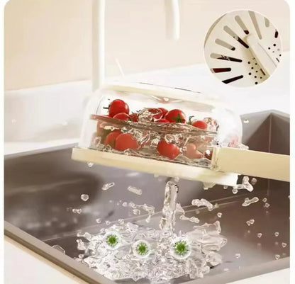 Vegetable and Fruit Washing Bowl for Easy Cleaning and Food Prep