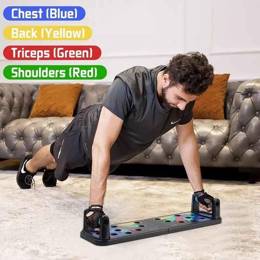 9-in-1 Push Up Rack System for Men and Women - Versatile Home Workout Equipment