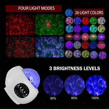 Galaxy Projector Speaker with Remote Control for Home Decor and Relaxation