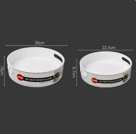 360 Rotating Kitchen Tray for Easy Organization and Access