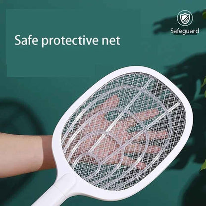 2 in 1 Electric Mosquito Killer Racket Lamp for Indoor and Outdoor Use