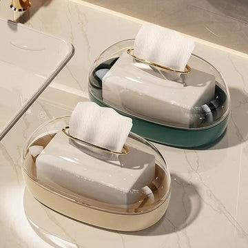 Acrylic Wall-Mounted Tissue Box for Elegant Home Décor