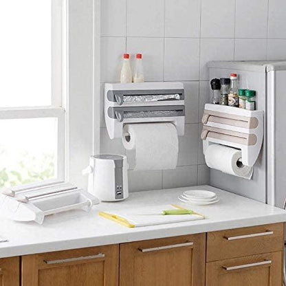 4in1 Paper Dispenser for Multi-Function Use - Towel, Napkin, Tissue, and Wrap Holder