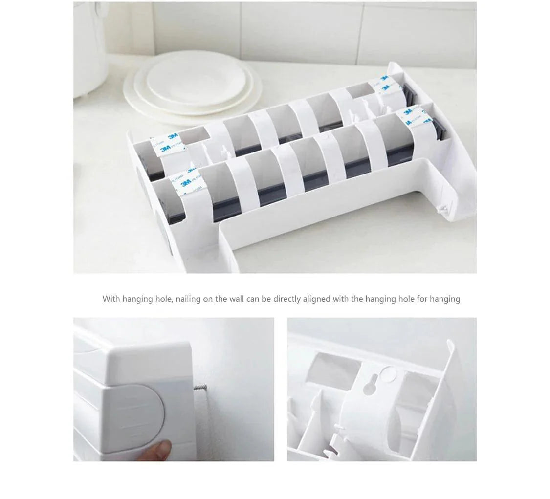 3 in 1 Paper Dispenser - Versatile Tissue, Towel, and Wrap Holder for Home and Office