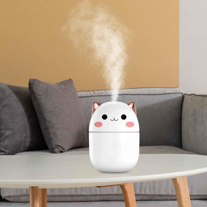 200ml Cat Humidifier - Adorable Cute Cat Design for Home and Office