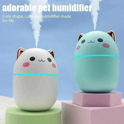 200ml Cat Humidifier - Adorable Cute Cat Design for Home and Office