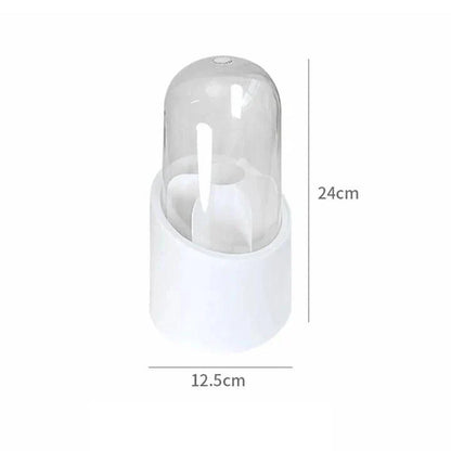 360° Rotatable Makeup Brush Holder for Easy Access and Storage
