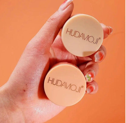 3-in-1 Blush Highlighter Set - Cutest Hudamoji Mini Blush & Highlighter with Pearly Finish