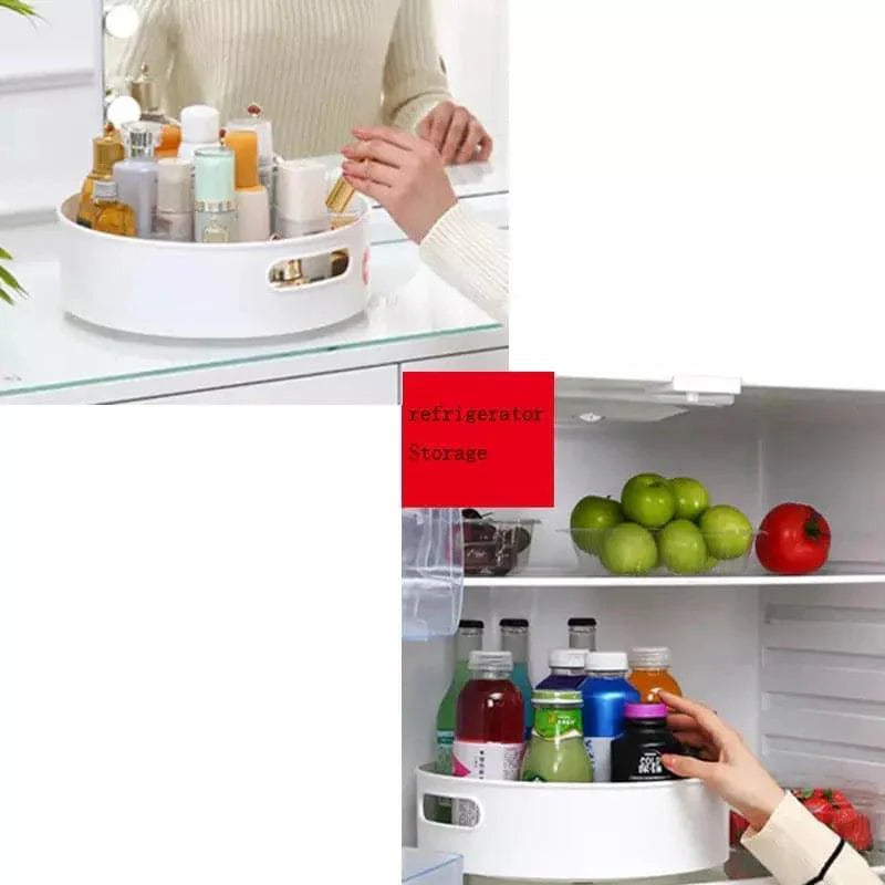 360 Rotating Kitchen Tray for Easy Organization and Access