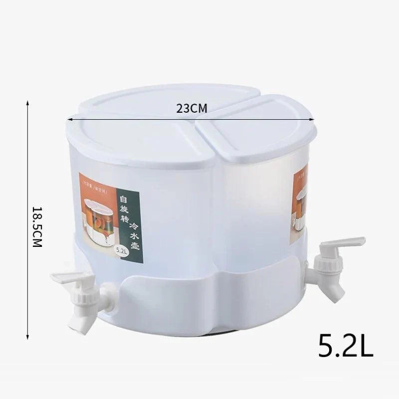 3 in 1 360 Rotating Water Juice Dispenser with 3 Grids