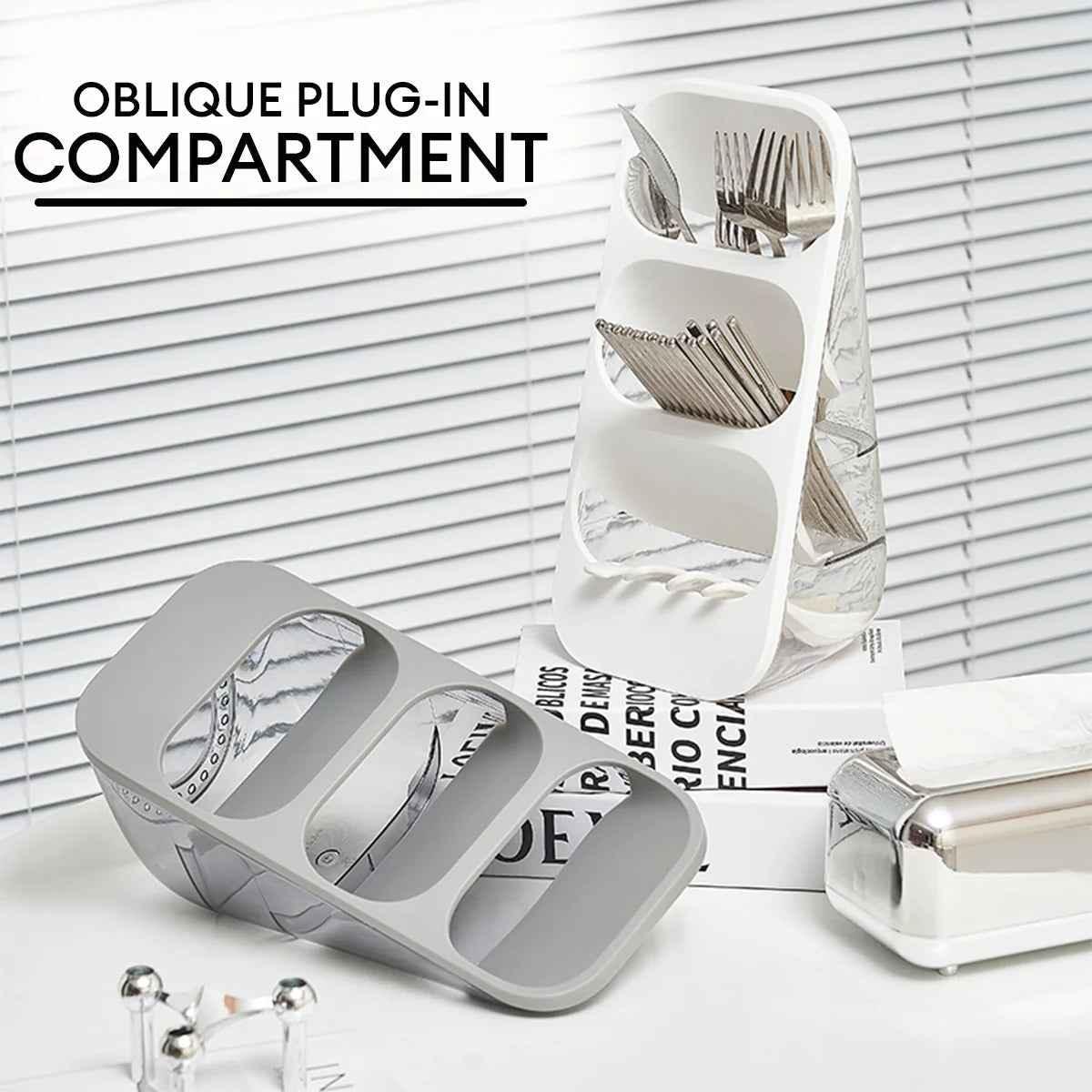 3 Layer Cutlery Organizer for Kitchen Storage and Organization