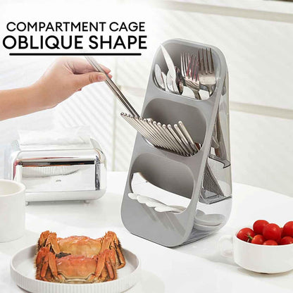 3 Layer Cutlery Organizer for Kitchen Storage and Organization