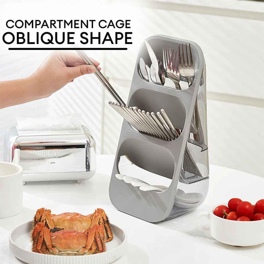3 Layer Cutlery Organizer for Kitchen Storage and Organization