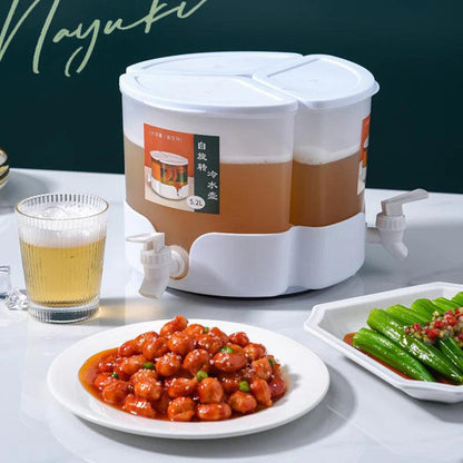 3 in 1 360 Rotating Water Juice Dispenser with 3 Grids