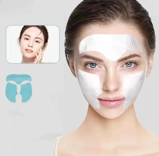 Set of 3 Pure Collagen Face Masks for Anti-Aging and Korean Glass Skin Hydration