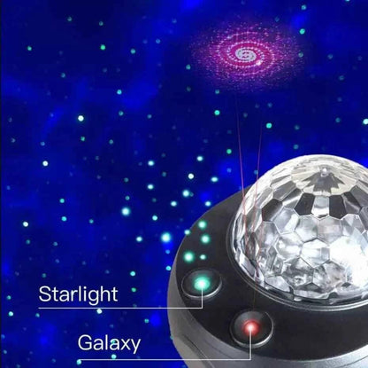 Galaxy Projector Speaker with Remote Control for Home Decor and Relaxation