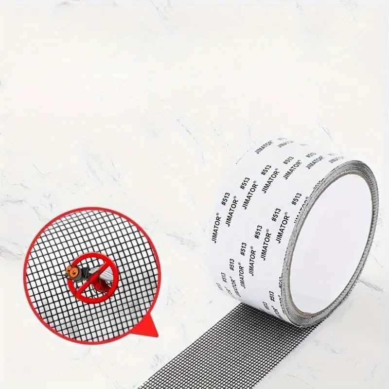 180Cm Self-Stick Mesh Tape for Repairs - Ideal for Window and Mosquito Screen Repair