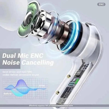 Air 31 TWS Transparent Wireless Earbuds - Bluetooth Earbuds with Clear Sound