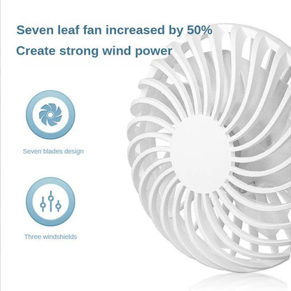 Rechargeable Neck Fan - Portable Dual Head Hands-Free Cooling Fan