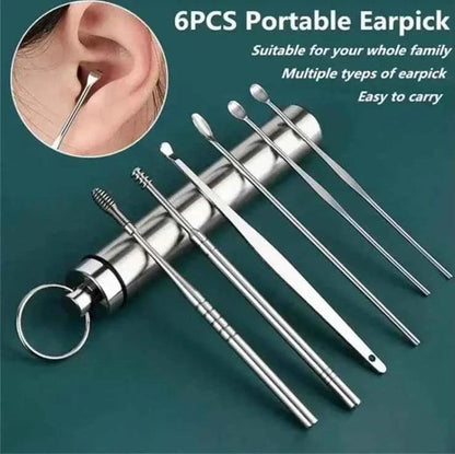 6-Piece Ear Cleaning Kit for Safe and Effective Ear Hygiene