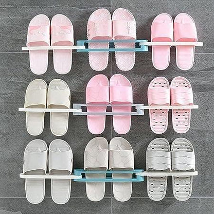 Wall Mounted Shoe Organizer and Towel Rack for Bathroom and Entryway
