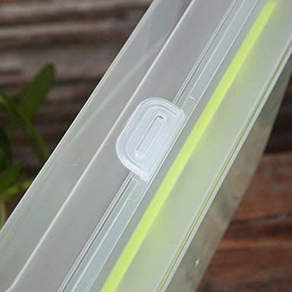Transparent 15 Grid Egg Storage Box for Fridge Organization and Freshness Preservation