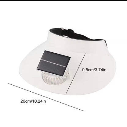 Cooling Fan Sun Hat - Adjustable Temperature Controller and Breathable Design for Sun Protection and Outdoor Activities