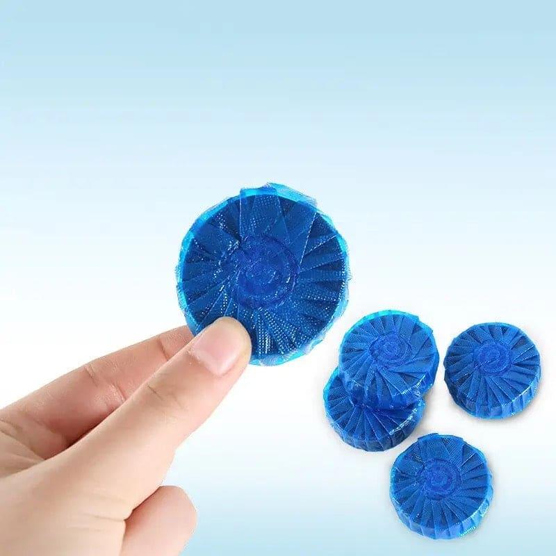 10pcs Blue Bubble Toilet Cleaner - Effective Bowl Cleaning Tablets