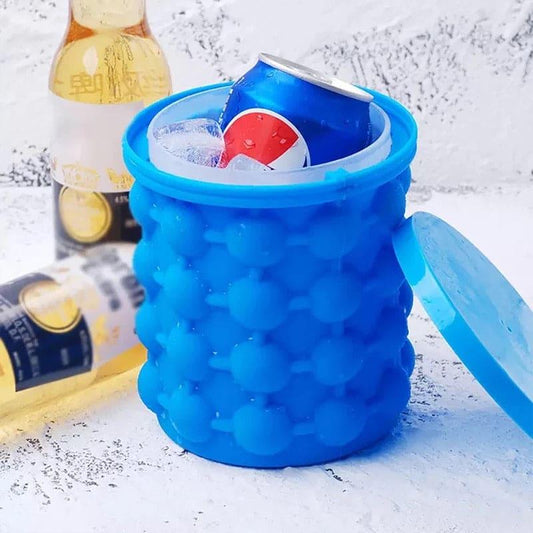 Silicone Ice Bucket for Parties and Events - Durable and Flexible Design