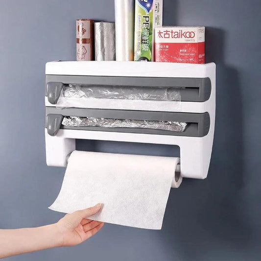 4in1 Paper Dispenser for Multi-Function Use - Towel, Napkin, Tissue, and Wrap Holder